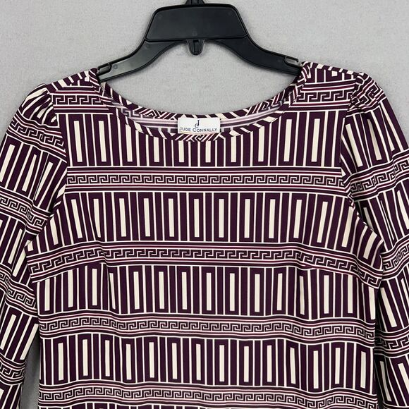 Jude Connally Dress Womens Small Purple Chloe Greek Coastal Travel Packable Fem - Picture 2 of 14